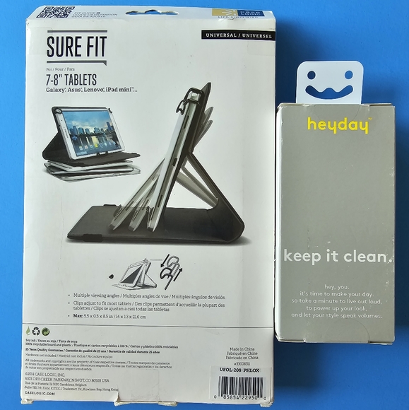 7-8-inch Tablets - Case Logic Sure Fit Universal Cover Bundle - Picture 2 of 2